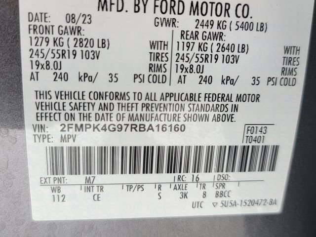 Used 2024 Ford Edge SE w/ Black Appearance Package AWD/4WD image 31