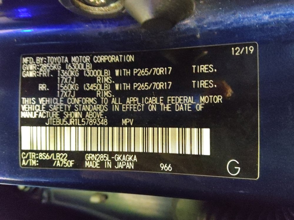 Used 2020 Toyota 4Runner SR5 Premium w/ Moonroof Package image 33