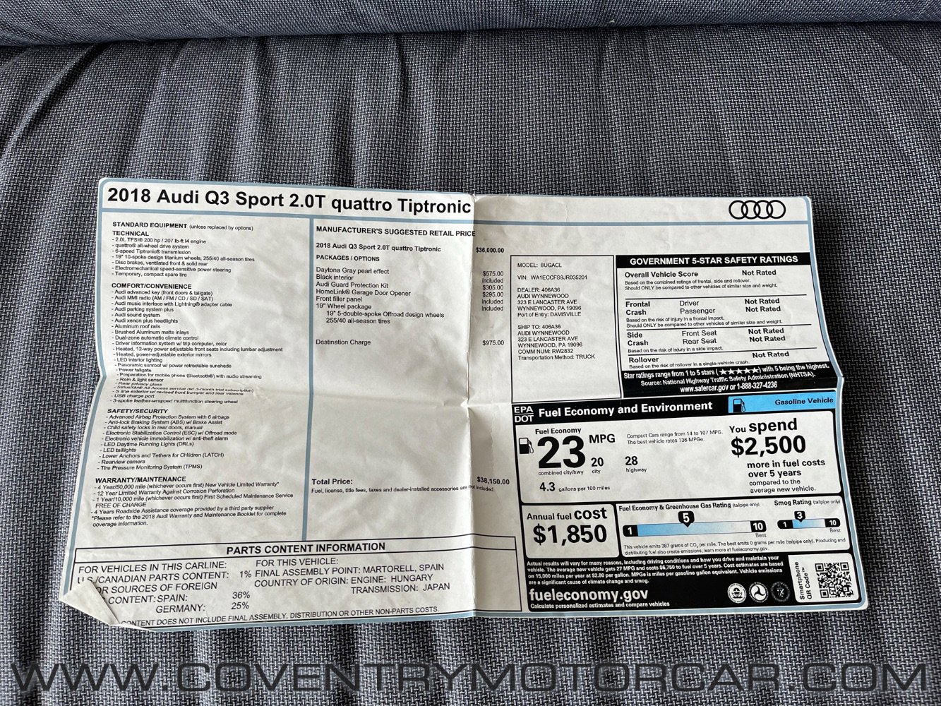 Used 2018 Audi Q3 2.0T Premium image 18