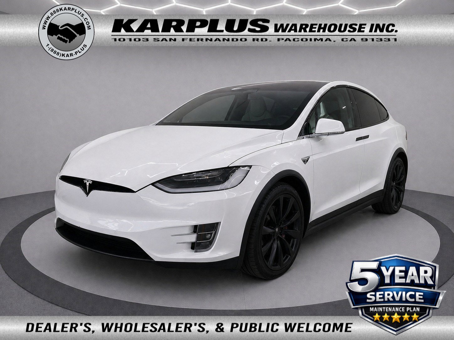 Used 2018 Tesla Model X 75D AWD/4WD image 1