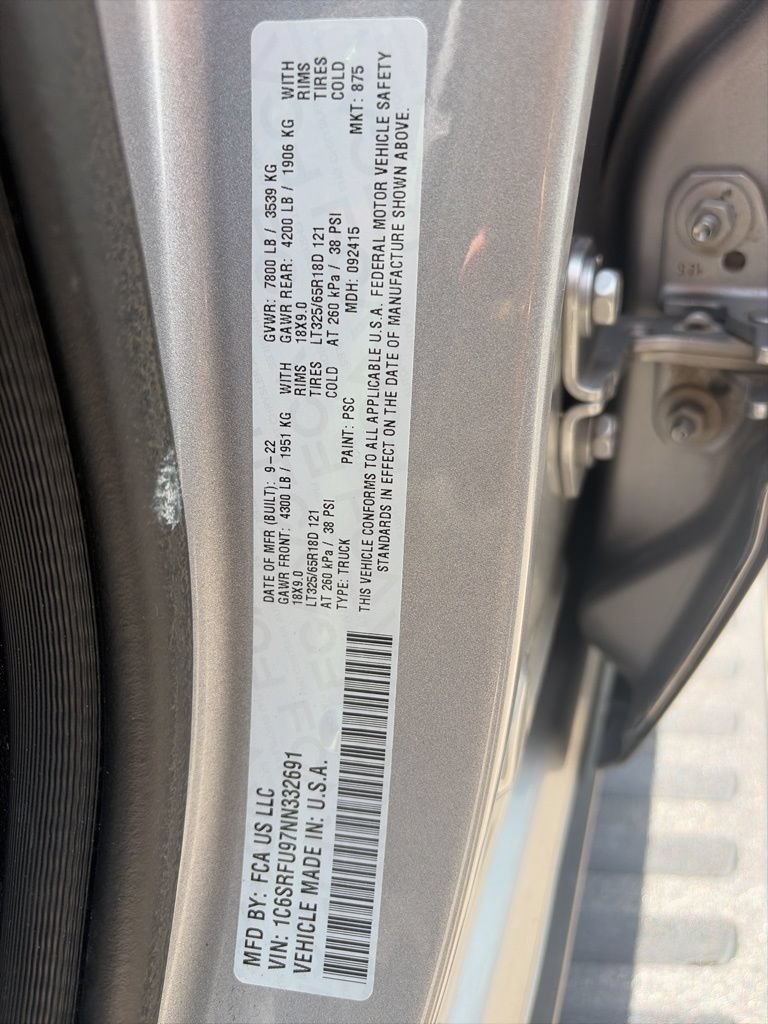 Used 2022 RAM 1500 TRX w/ TRX Level 2 Equipment Group AWD/4WD image 34