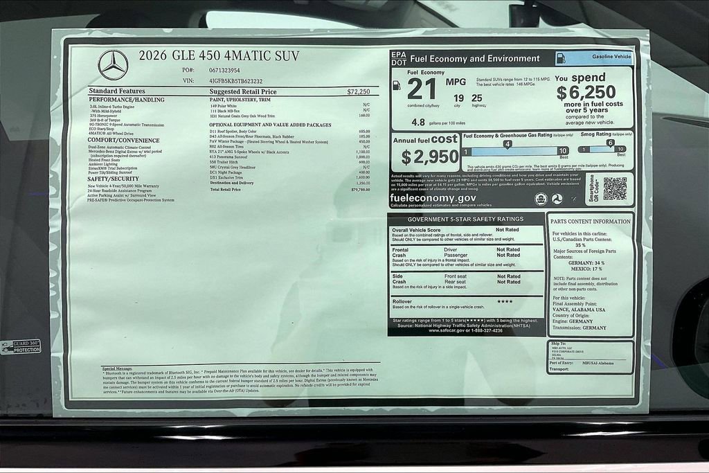 New 2026 Mercedes-Benz GLE 450 4MATIC image 19