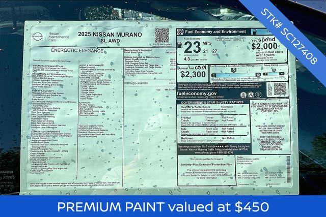 New 2025 Nissan Murano SL w/ Cargo Package image 5