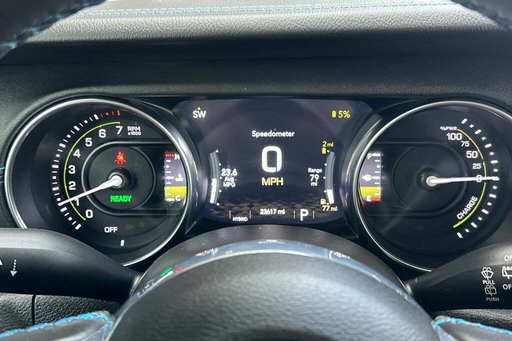 Used 2023 Jeep Wrangler Unlimited Rubicon 4xe w/ Steel Bumper Group image 25