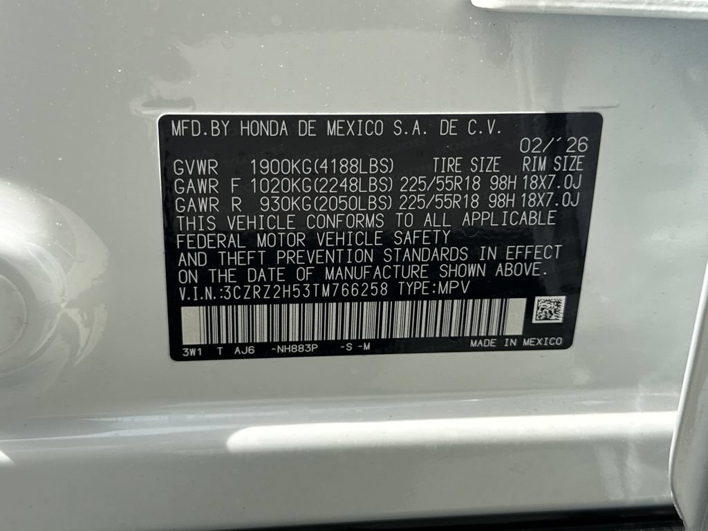 Certified 2026 Honda HR-V Sport image 35