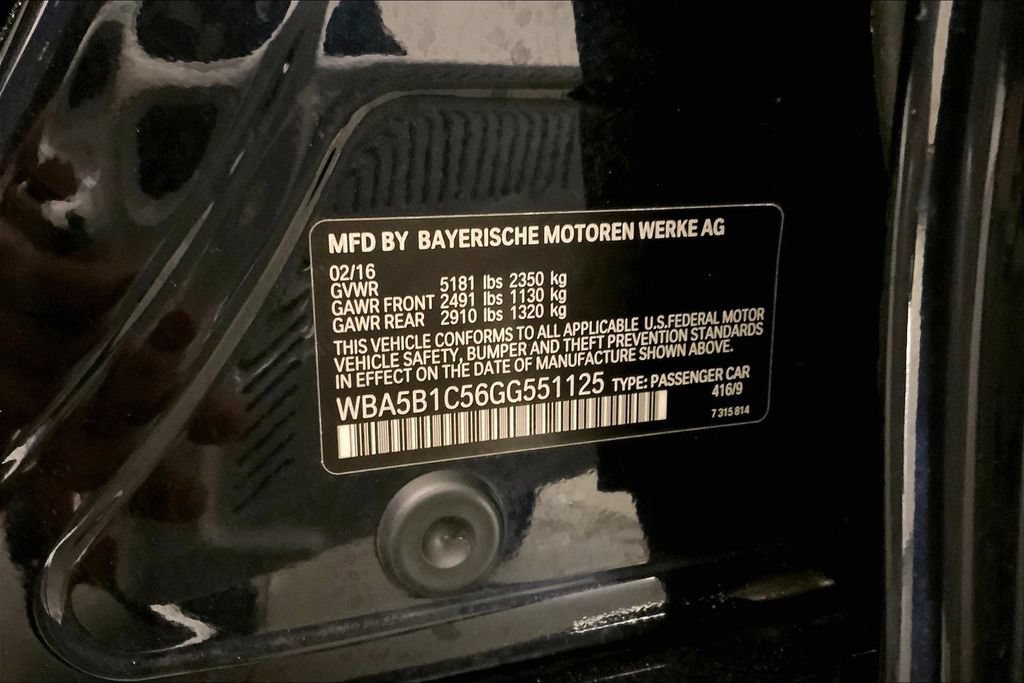 Used 2016 BMW 535i Sedan RWD image 31