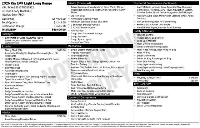 New 2026 Kia EV9 Light image 5