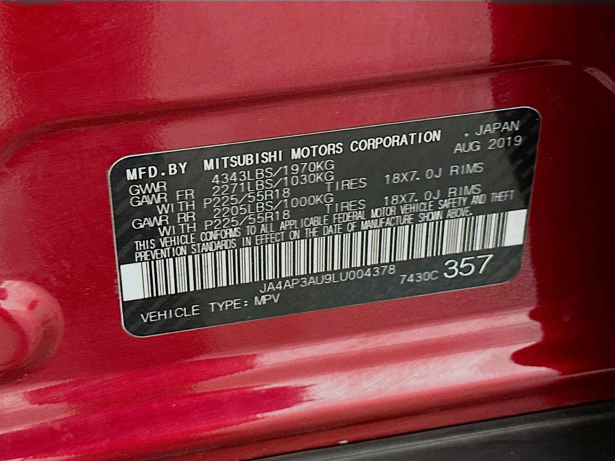 Used 2020 Mitsubishi Outlander Sport ES FWD image 12