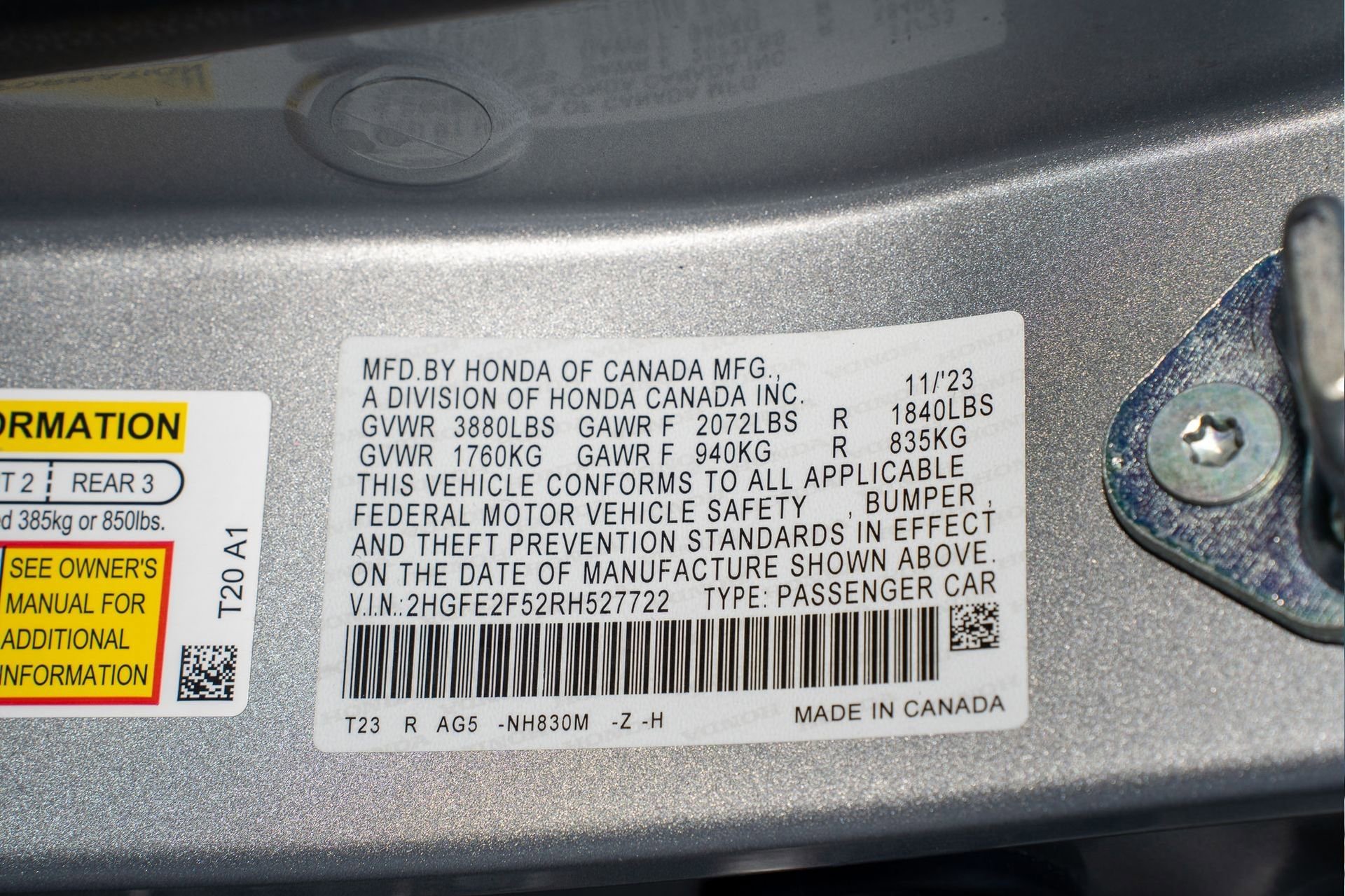 Used 2024 Honda Civic Sport image 36