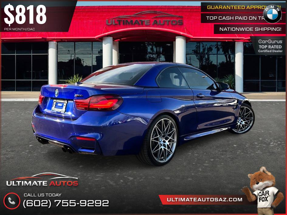 Used 2020 BMW M4 Convertible w/ Competition Package RWD image 3