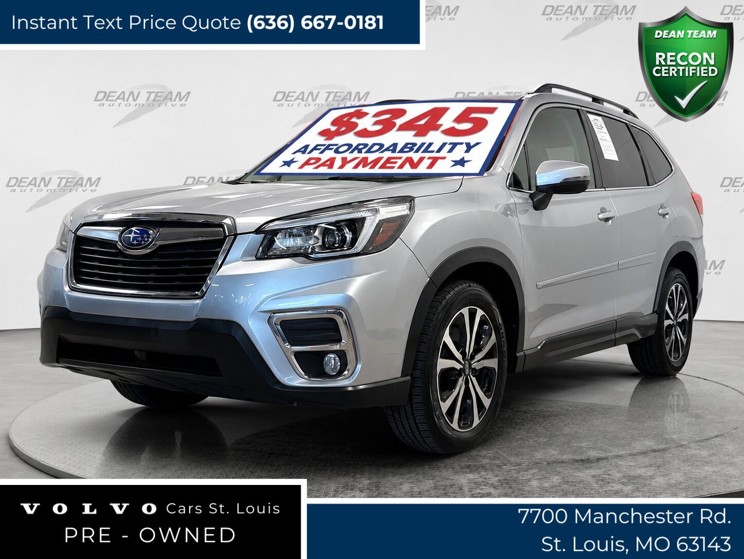 Used 2019 Subaru Forester Limited