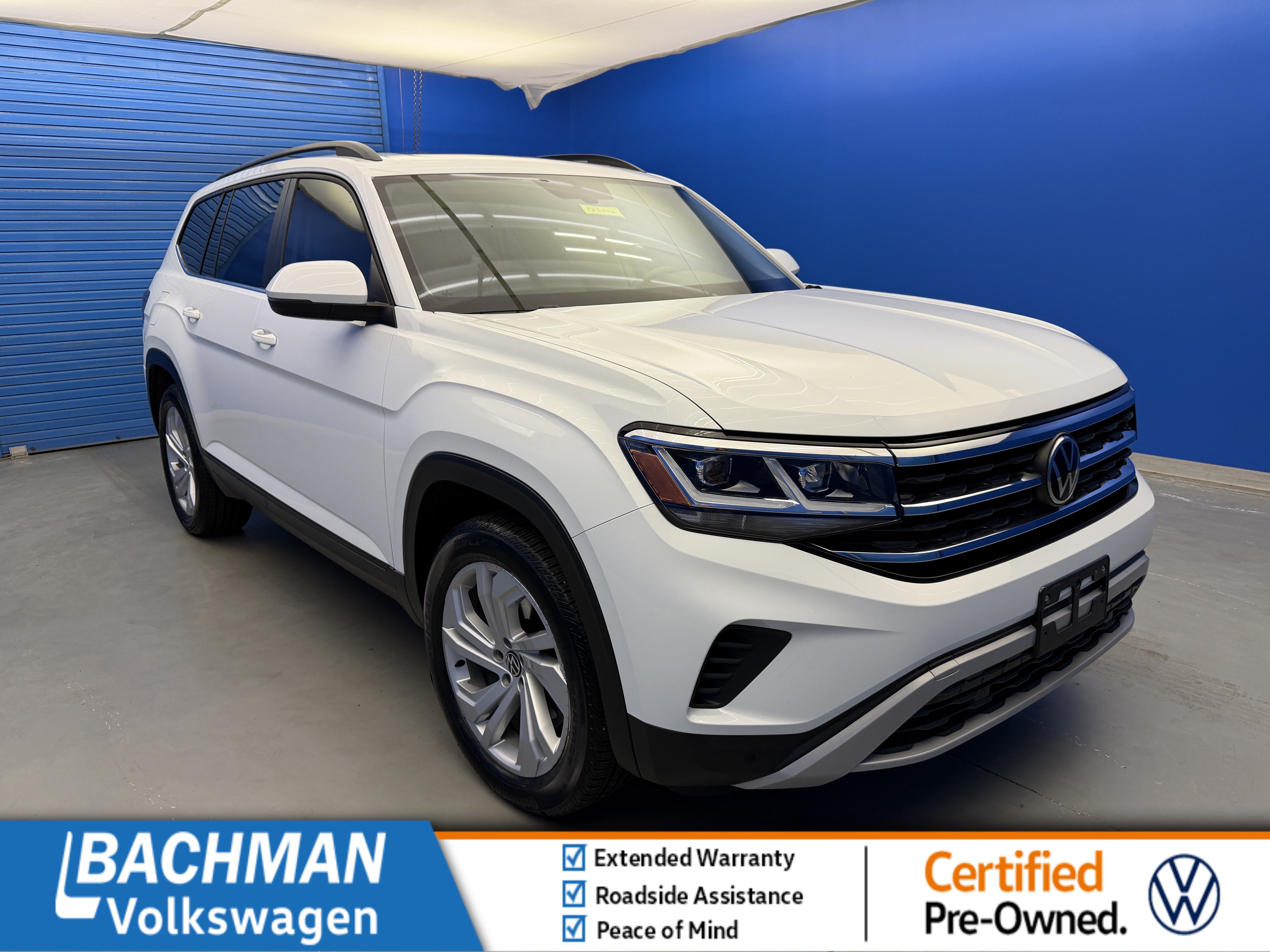 Certified 2023 Volkswagen Atlas SE w/ Panoramic Sunroof Package FWD image 1
