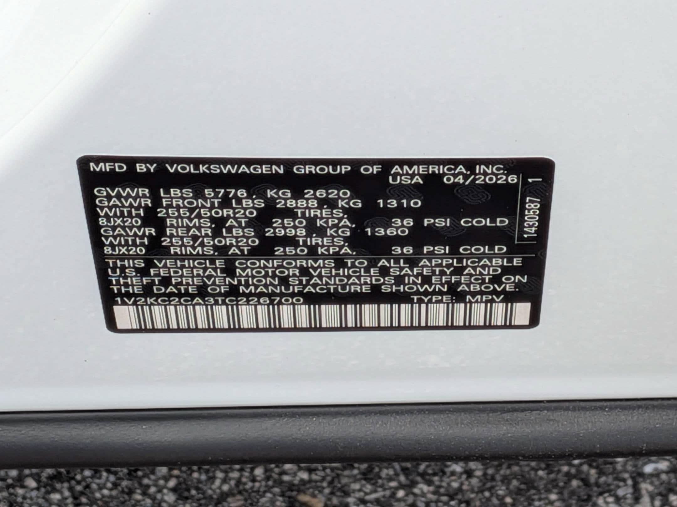 New 2026 Volkswagen Atlas Cross Sport SE AWD/4WD image 37