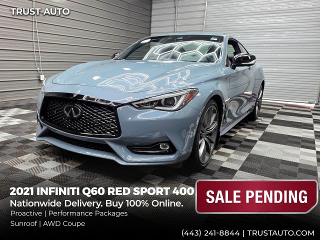 Used 2021 INFINITI Q60 Red Sport 400 w/ Proactive Package