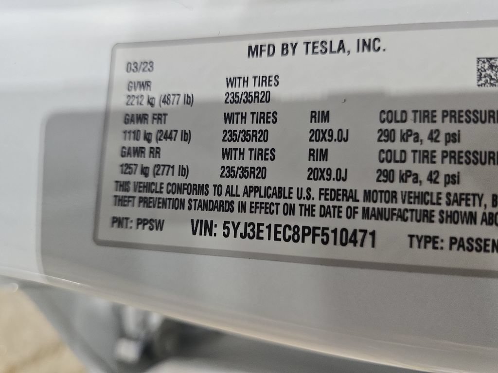 Used 2023 Tesla Model 3 Performance AWD/4WD image 36