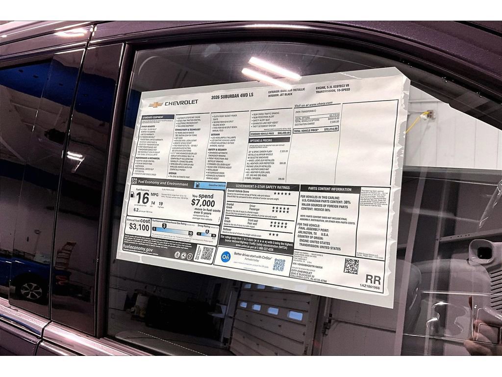 New 2026 Chevrolet Suburban LS image 15