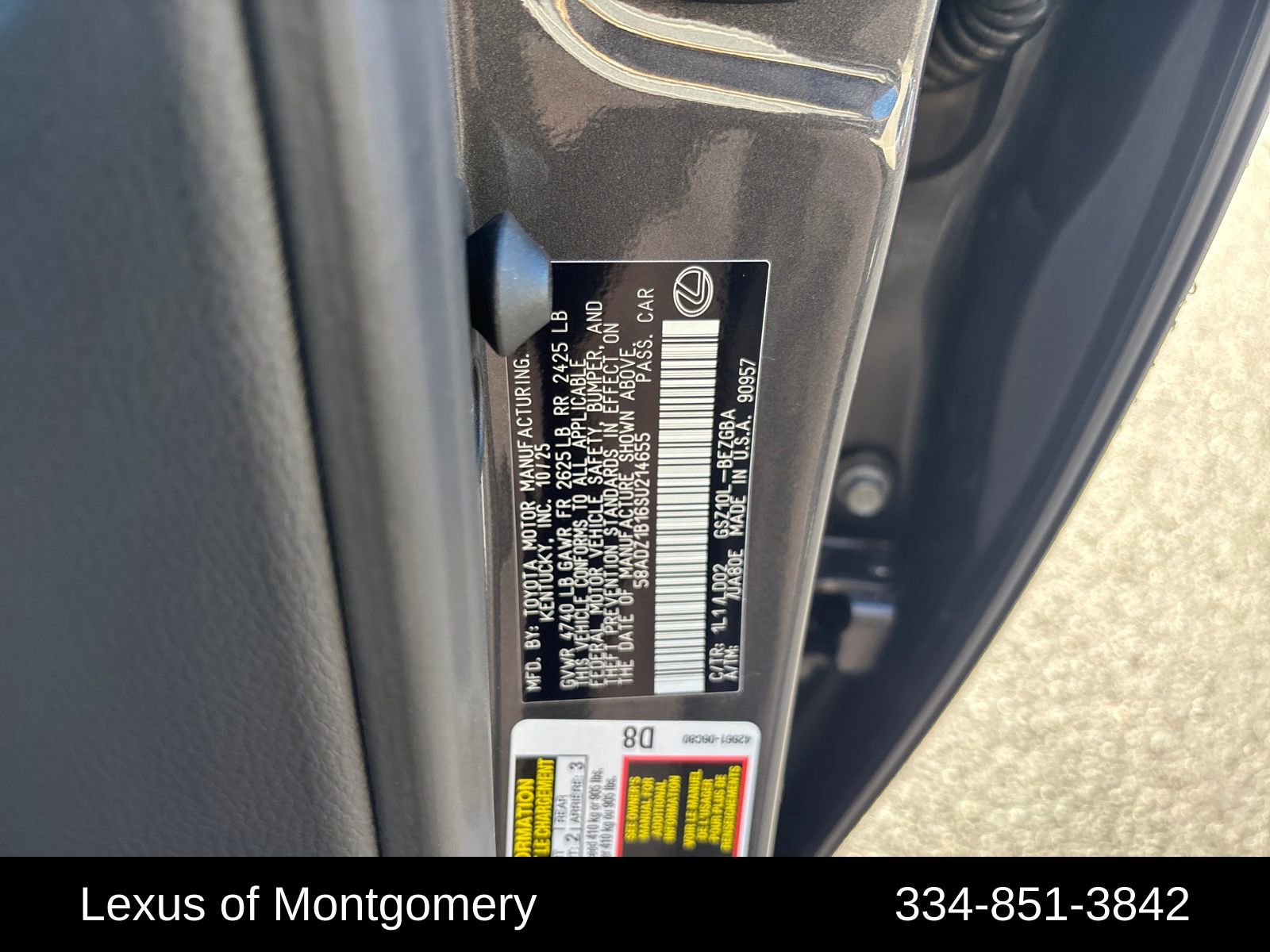 New 2025 Lexus ES 350 w/ Premium Package image 28