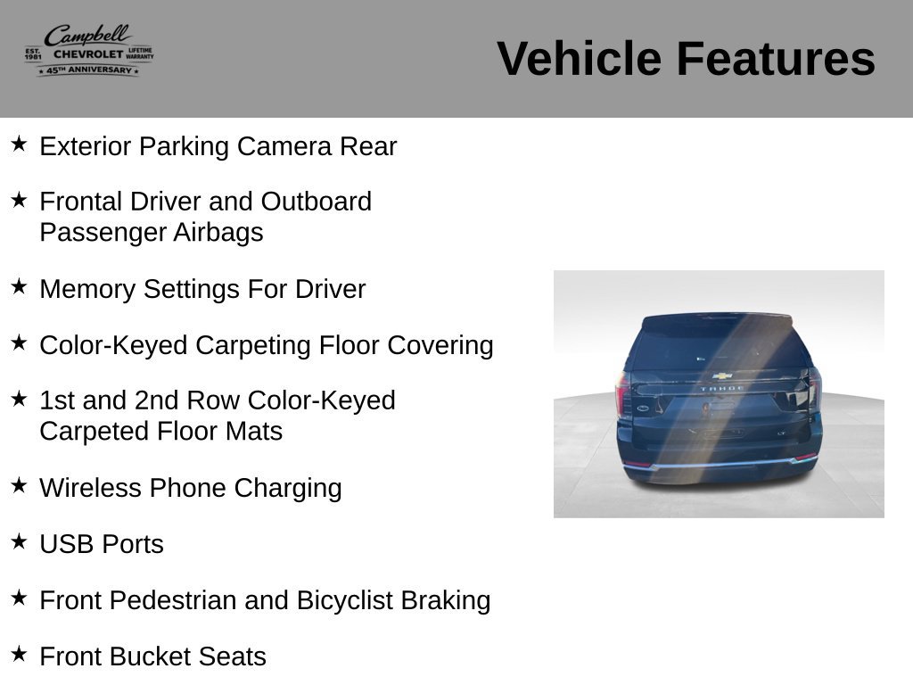 Used 2025 Chevrolet Tahoe LT AWD/4WD image 21