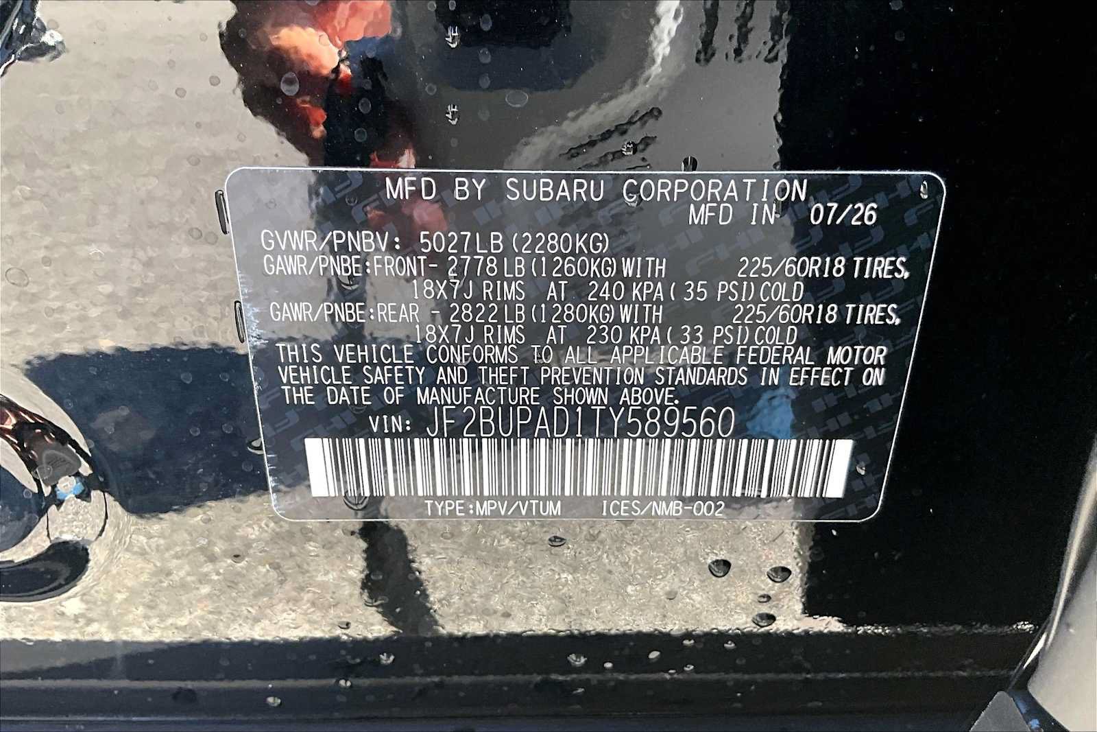 New 2026 Subaru Outback Premium AWD/4WD image 18