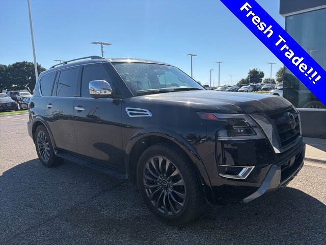 Certified 2023 Nissan Armada Platinum w/ Captain's Chairs Package