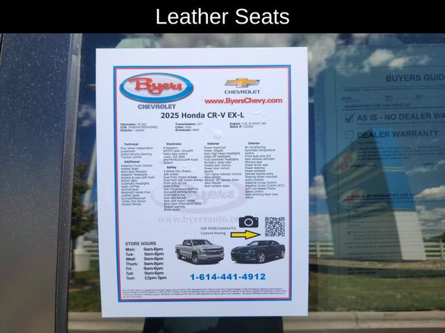 Used 2025 Honda CR-V EX-L image 12