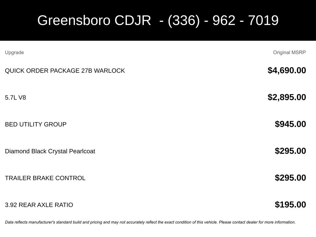 New 2026 RAM 1500 Classic Warlock image 5