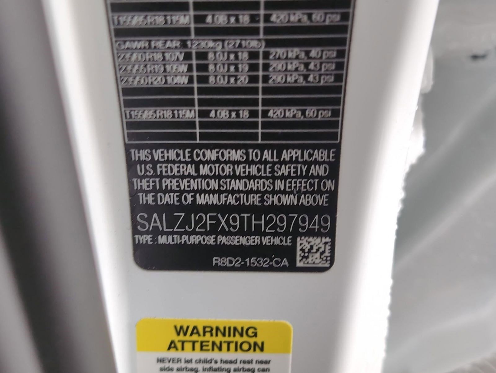 Certified 2026 Land Rover Range Rover Evoque S AWD/4WD image 18