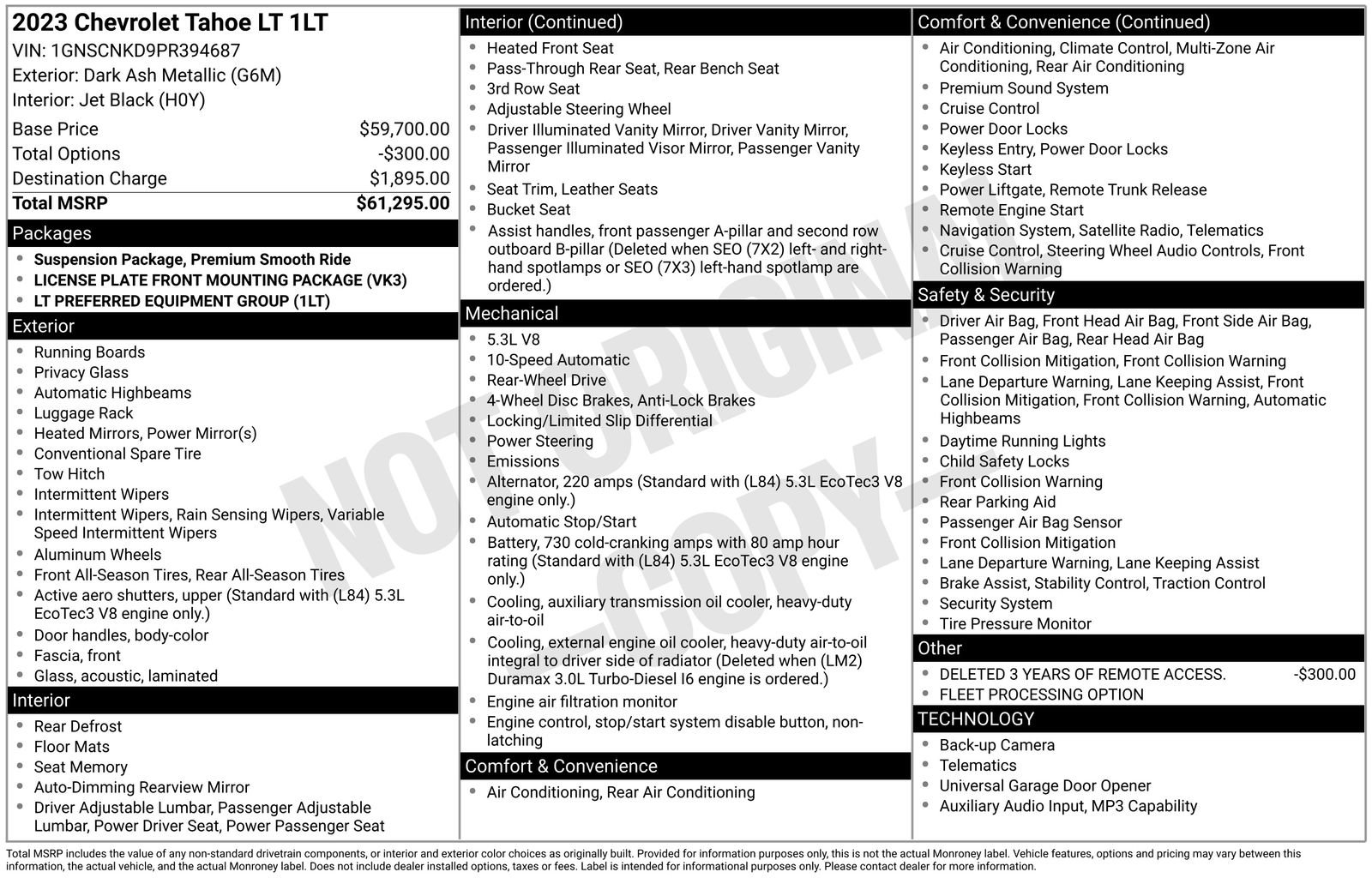 Used 2023 Chevrolet Tahoe LT image 29