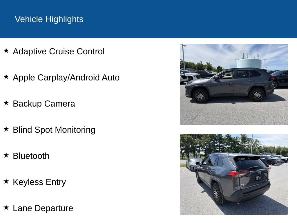 Used 2020 Toyota RAV4 LE w/ All Weather Liner Package AWD/4WD image 2