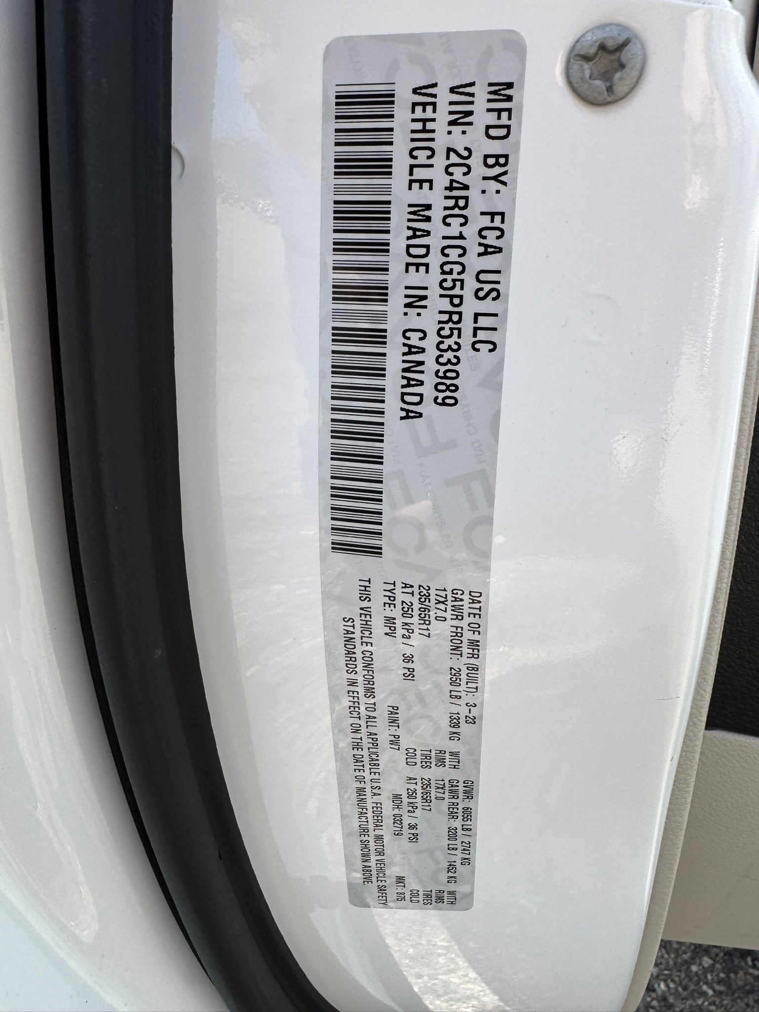 Used 2023 Chrysler Voyager LX FWD image 24