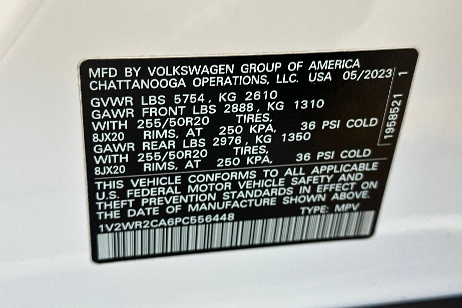 Used 2023 Volkswagen Atlas SE w/ Black Wheel Package FWD image 29