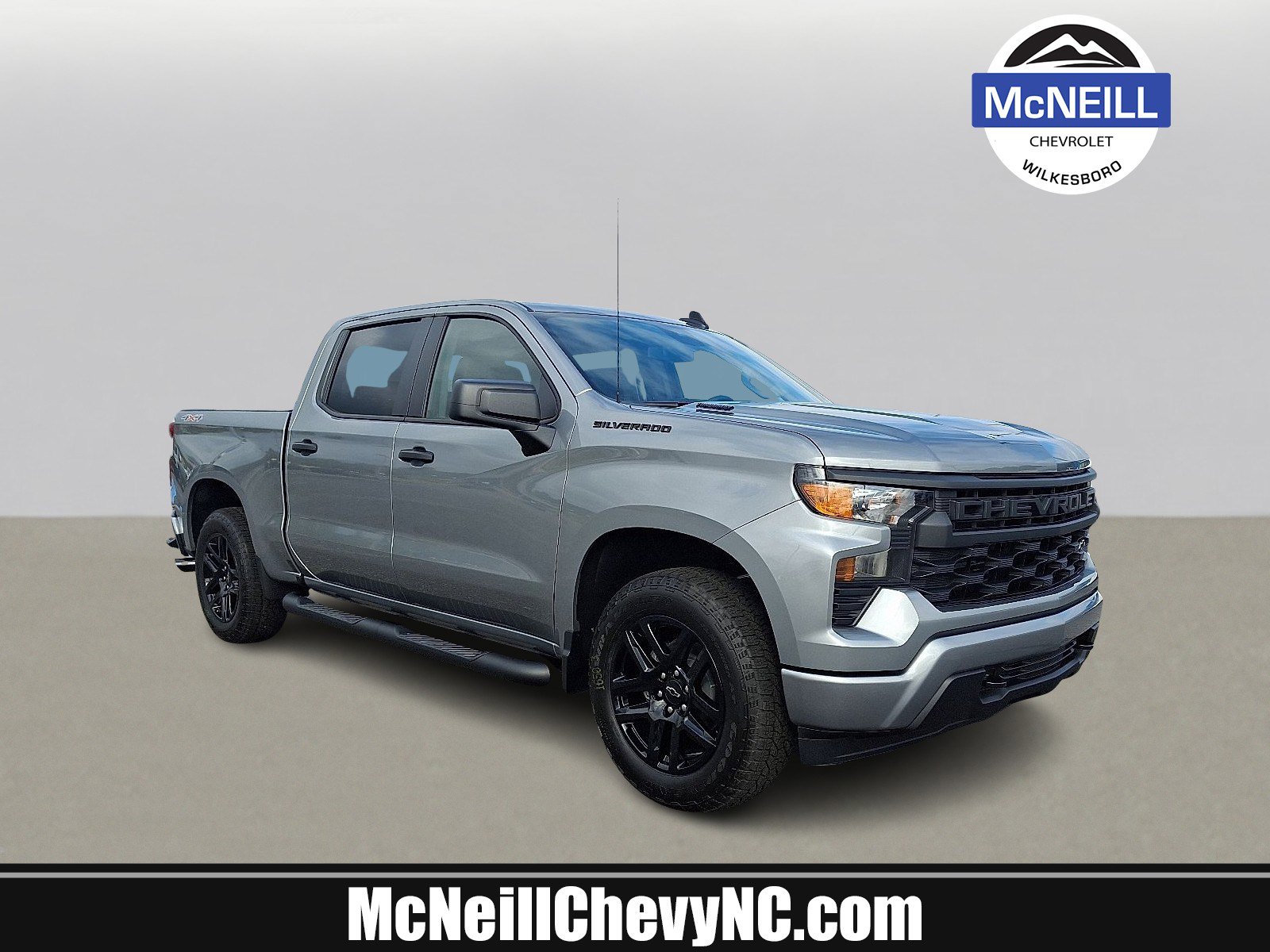 New 2026 Chevrolet Silverado 1500 Custom w/ Turbomax Blackout Package image 1