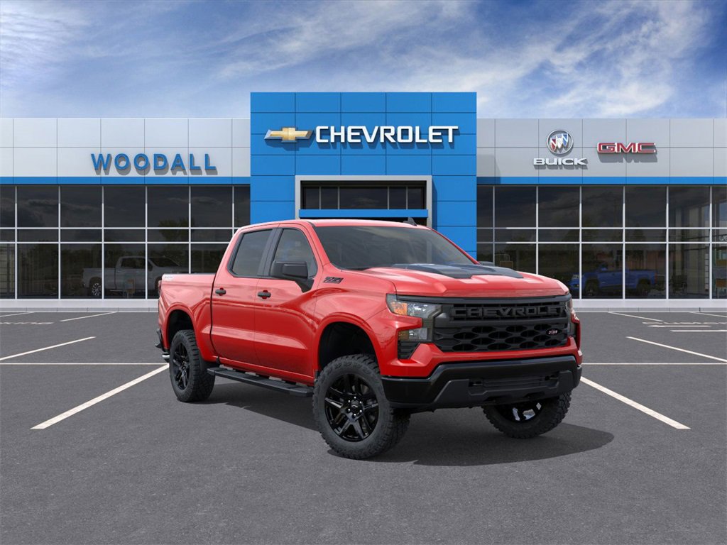 New 2026 Chevrolet Silverado 1500 Custom Trail Boss w/ Dark Appearance Package image 1