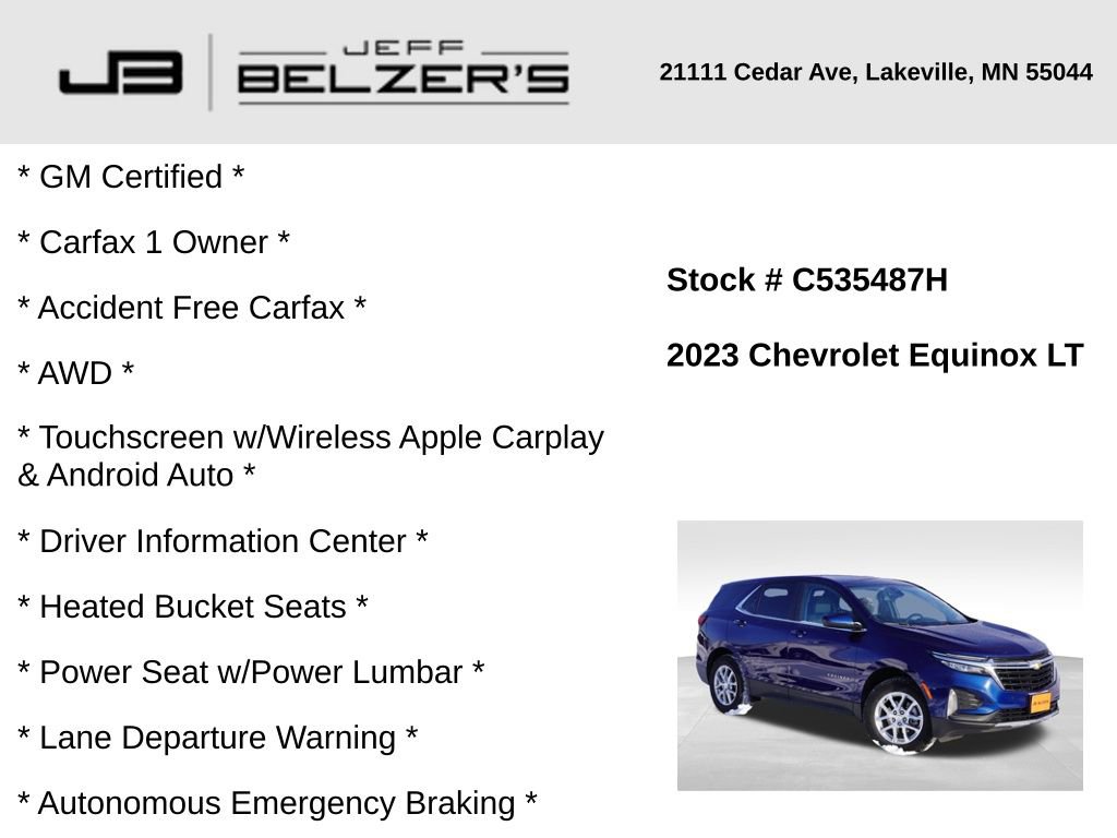 Certified 2023 Chevrolet Equinox LT image 2