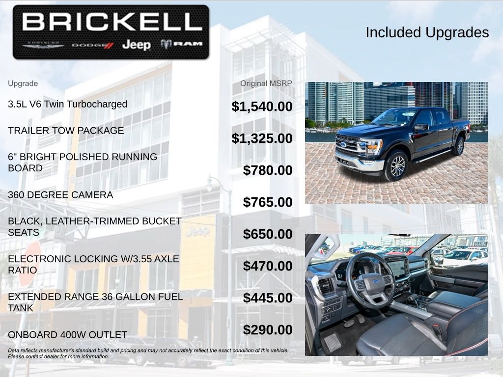 Used 2022 Ford F150 Lariat w/ Trailer Tow Package image 5