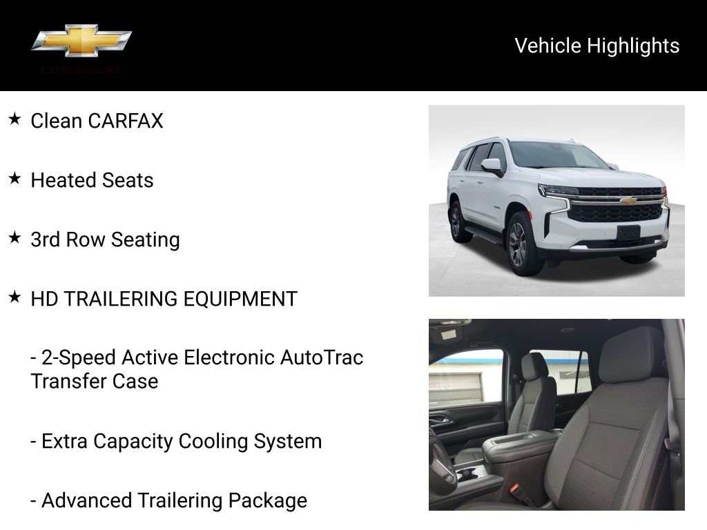 Certified 2024 Chevrolet Tahoe LS w/ Driver Alert Package AWD/4WD image 17