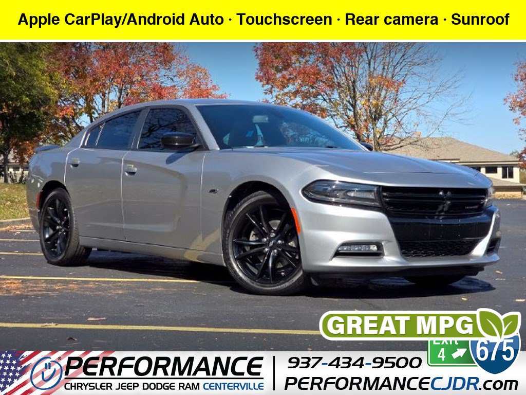 Used 2018 Dodge Charger SXT Plus w/ Blacktop Package RWD image 1