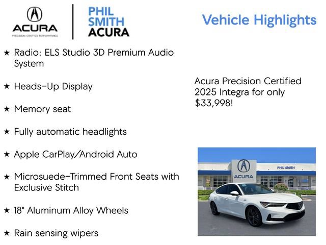 Used 2025 Acura Integra A-Spec FWD image 5