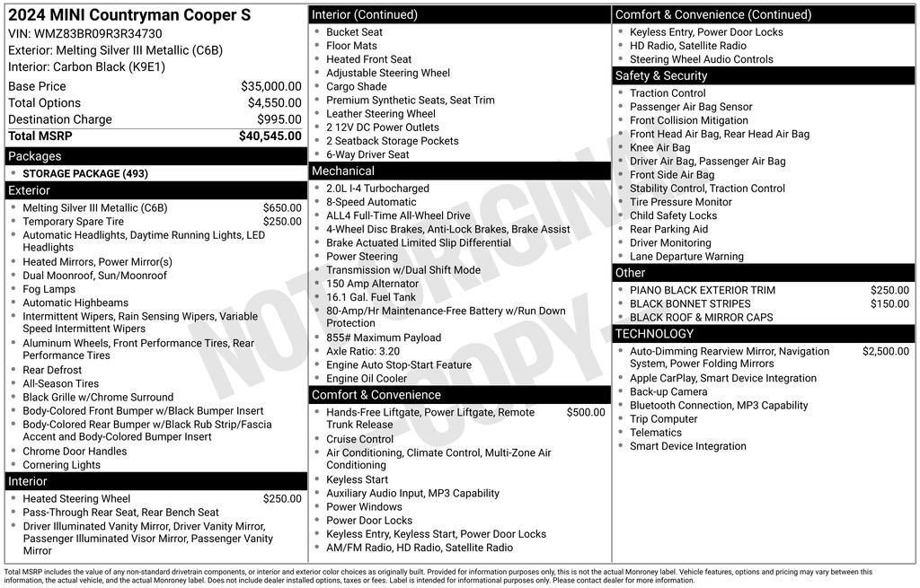Used 2024 MINI Cooper Countryman S AWD/4WD image 54