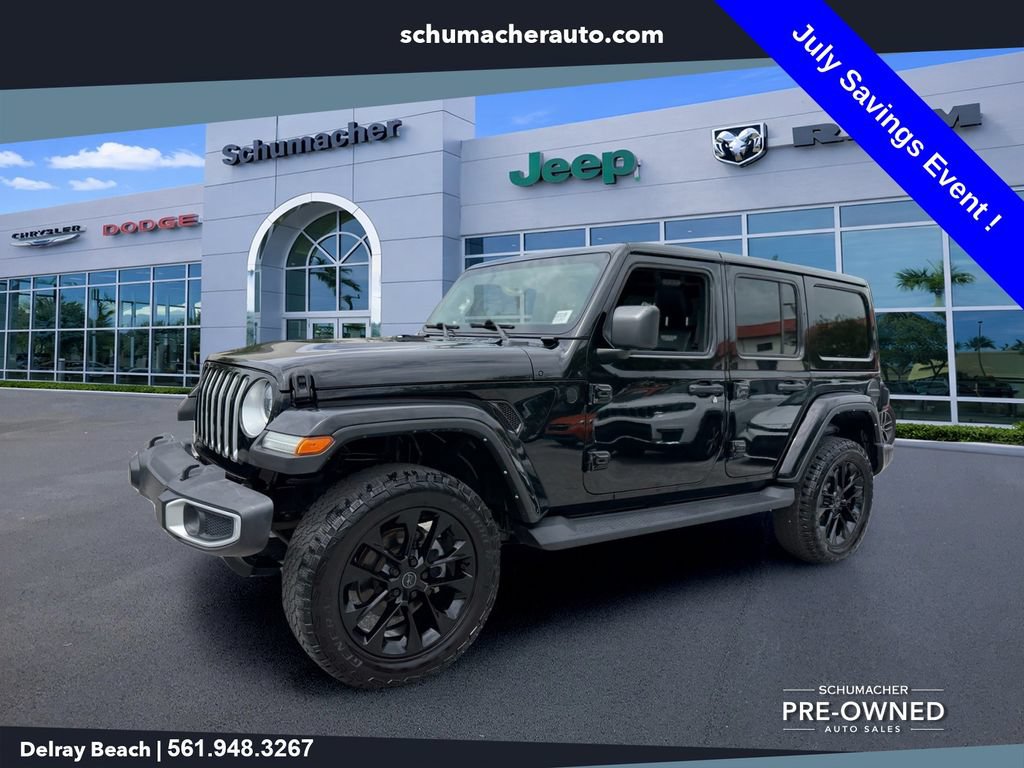 Used 2021 Jeep Wrangler Unlimited Sahara AWD/4WD image 3
