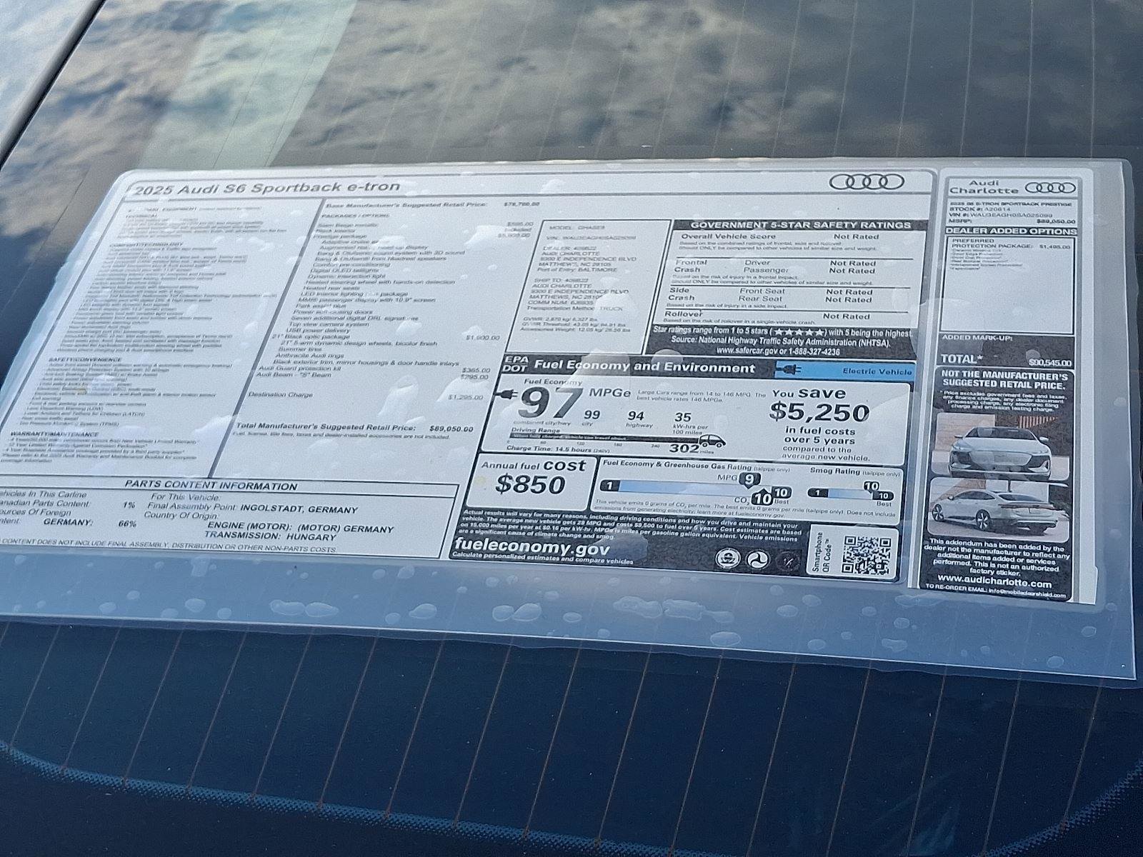 New 2025 Audi S6 e-tron Prestige image 24