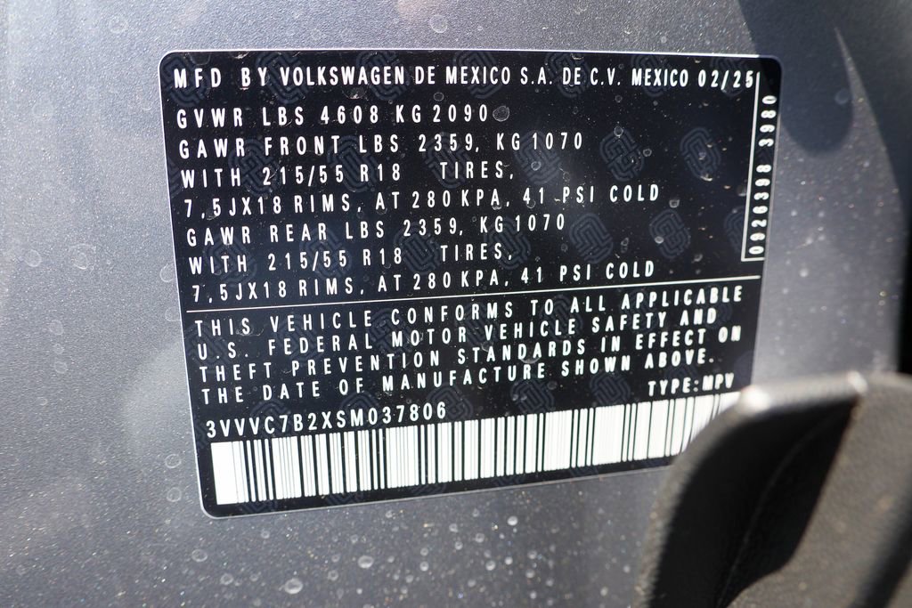 New 2025 Volkswagen Taos SE image 46