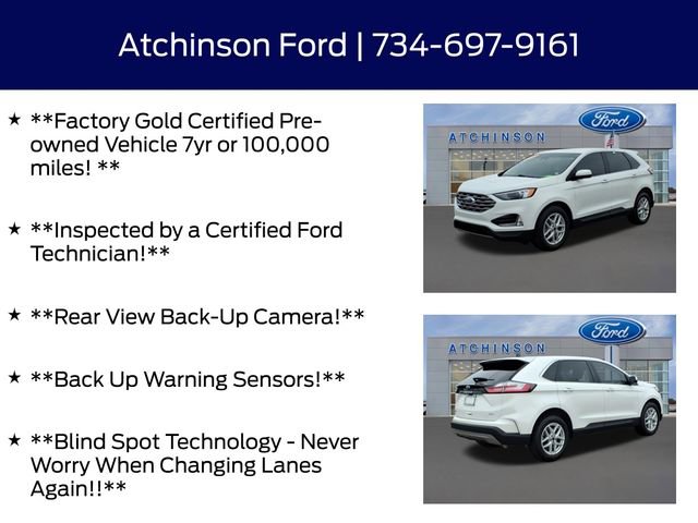 Certified 2022 Ford Edge SEL w/ Convenience Package image 4