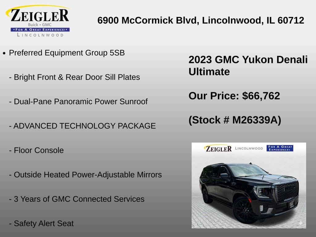 Used 2023 GMC Yukon Denali Ultimate AWD/4WD image 12