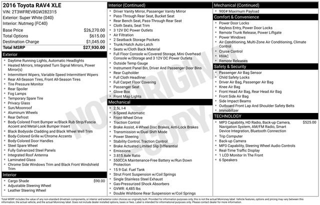 Used 2016 Toyota RAV4 XLE FWD image 5
