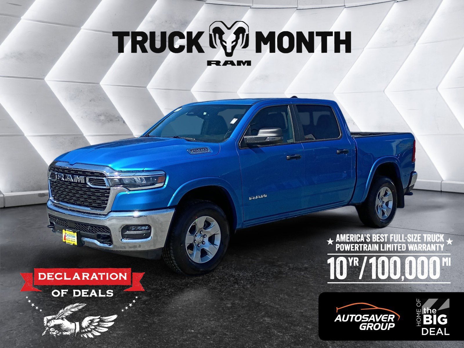 New 2026 RAM 1500 4x4 Crew Cab