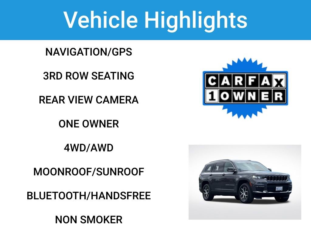 Used 2024 Jeep Grand Cherokee L Limited AWD/4WD image 2