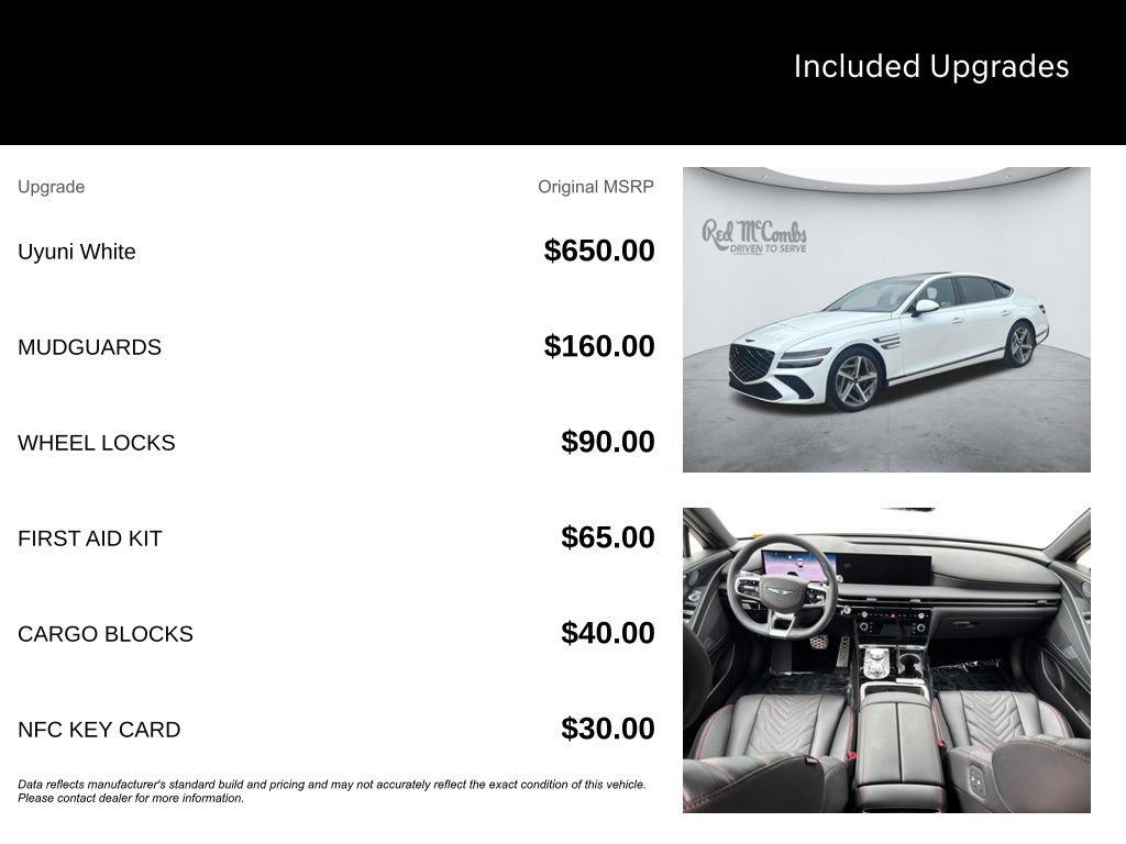 Used 2025 Genesis G80 3.5T Sport AWD/4WD image 5