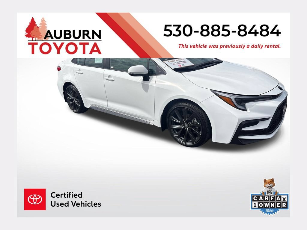 Certified 2026 Toyota Corolla SE w/ SE Package FWD image 1