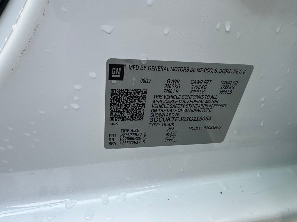 Used 2018 Chevrolet Silverado 1500 High Country w/ High Desert Package AWD/4WD image 35